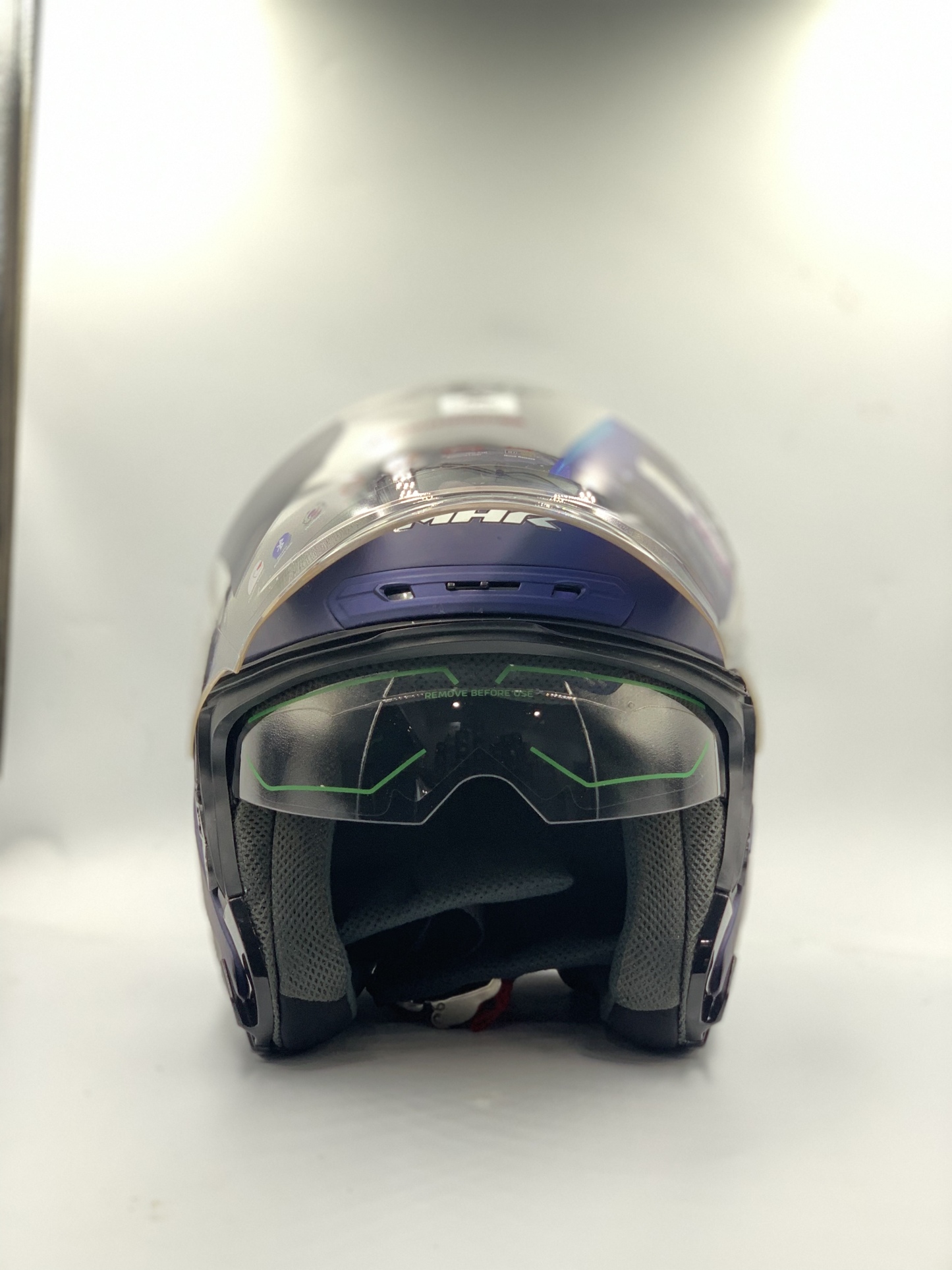 MHR NV Force Dual Visor Plain Solid Colour (SIRIM)